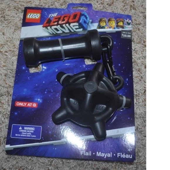 Lego Movie Rex Halloween Costume 4/6 Jumpsuit & Flail Weapon 5 Pc Boys - Picture 6 of 7